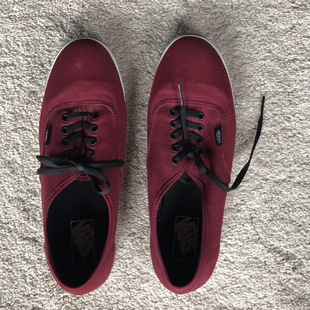 Maroon Vans